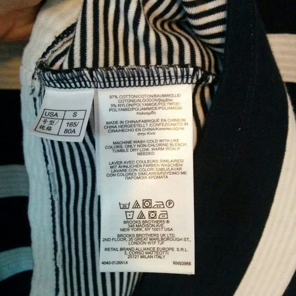 Brooks Brothers Striped Tunic Dress, Size S - Picture 5 of 5